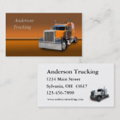 Carte de visite semi-camion (Devant / Derrière)