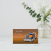 Carte de visite semi-camion (Debout devant)