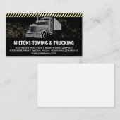 Carte De Visite Semi-camion | Camionnage logistique (Devant / Derrière)