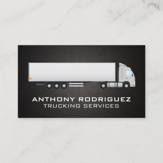 Carte De Visite Semi Camion et remorque (Devant)