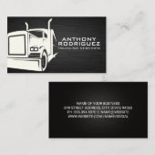 Carte De Visite Semi-Camion Fermer | Logistique (Devant / Derrière)