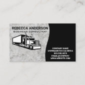 Carte De Visite Semi-camion | Industriel | Béton (Devant)