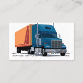 Carte De Visite Semi-camion | Transport (Dos)