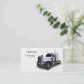 Carte De Visite Semi-Carte de visite blanc. (Debout devant)