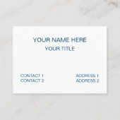 Carte De Visite Semi-cercle géométrique coloré (Dos)