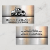 Carte De Visite Semi Truck Logo | Commercial Driver (Devant / Derrière)