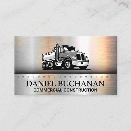 Carte De Visite Semi Truck Logo | Commercial Driver (Devant)