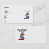 Carte De Visite Sens de chocolat (Devant / Derrière)