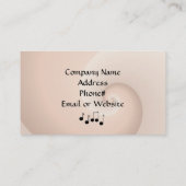 Carte De Visite Sensation Music (Dos)