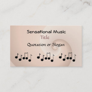 Carte De Visite Sensation Music