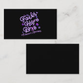 Carte De Visite Sensibilisation à la maladie d'Alzheimer Produits  (Devant / Derrière)