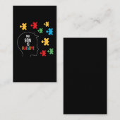Carte De Visite sensibilisation sur l'autisme Garçons Autistique P (Devant / Derrière)