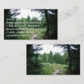 Carte De Visite Sentier Grand Teton (Devant / Derrière)