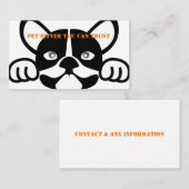 Carte De Visite Sentier pour animaux (Devant / Derrière)