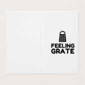 CARTE DE VISITE SENTIMENT DE FROMAGE (Extérieur déplié)