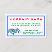 Carte De Visite Sentir Une Personnaliser Un Peu Froide (Dos)