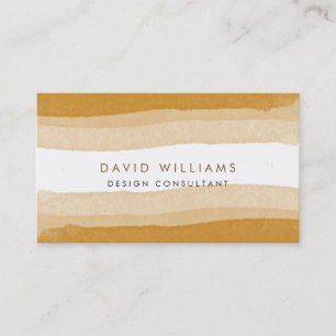 Carte De Visite Sepia Aquarelle Splatz mignon Artist Sable De Plag