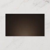 Carte De Visite Sepia Brown Rouge Professionnel Simple Moderne Pla (Dos)
