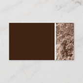Carte De Visite Sepia Feuilles II (Dos)