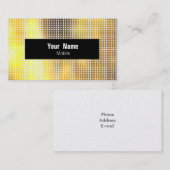 Carte De Visite Séquence d'or (Devant / Derrière)