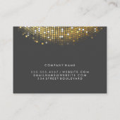 Carte De Visite Séquence or glamour Gris blanc (Dos)