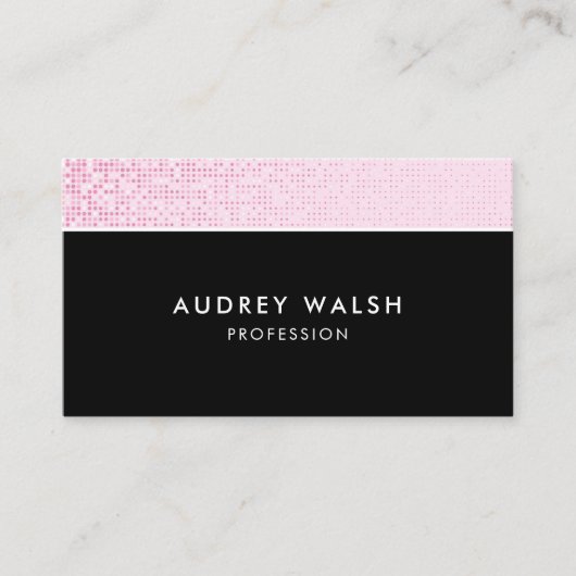 Carte De Visite Séquence rose Faux (Devant)