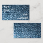 Carte De Visite Séquences d'argent (Devant / Derrière)