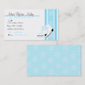 Carte De Visite Séquences de glace (Devant / Derrière)