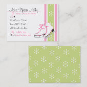 Carte De Visite Séquences de glace (Devant / Derrière)