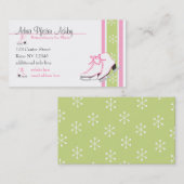 Carte De Visite Séquences de glace (Devant / Derrière)