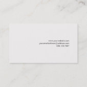 Carte De Visite Séquences FAUX de divertissement Sparkling Black 2 (Dos)