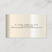 Carte De Visite Séquins de Parties scintillant moderne géométrique (Dos)