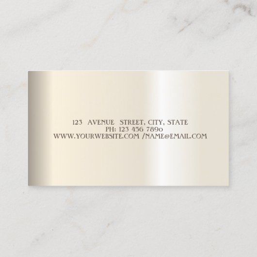 Carte De Visite Séquins de Parties scintillant moderne géométrique (Dos)