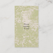Carte De Visite Sequins Élégants (Dos)