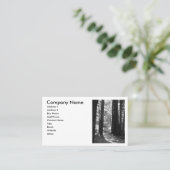 Carte de visite - séquoias (Debout devant)