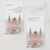 Carte de visite serein d'art (Devant / Derrière)