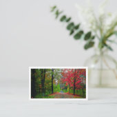 Carte De Visite Serene Forest Business Card  Professional Branding (Debout devant)