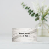 Carte De Visite Serene Ripple Silver (Debout devant)
