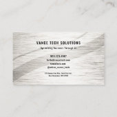 Carte De Visite Serene Ripple Silver (Dos)