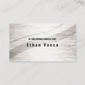 Carte De Visite Serene Ripple Silver (Devant)