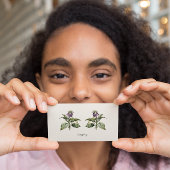 Carte De Visite Serene Watercolor Comfrey, personnalisée