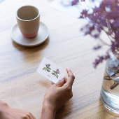 Carte De Visite Serene Watercolor Comfrey, personnalisée
