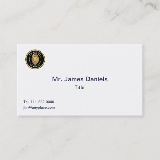 Carte De Visite Sergent Badge Universal (Devant)