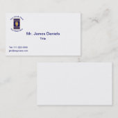 Carte De Visite Sergent Custom (Devant / Derrière)