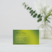 Carte De Visite Série abstraite - vert (Debout devant)