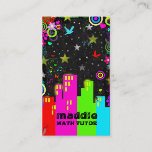 Carte De Visite Série de l'adolescence de la CHROMATOGRAPHIE