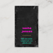 Carte De Visite Série de l'adolescence de la CHROMATOGRAPHIE (Dos)