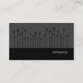 Carte De Visite Série de Silicon Valley - noir et vert (Dos)