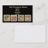 Carte De Visite Série d'images de base-ball (Devant / Derrière)