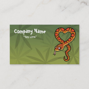 Carte De Visite Serpent de dessin animé
